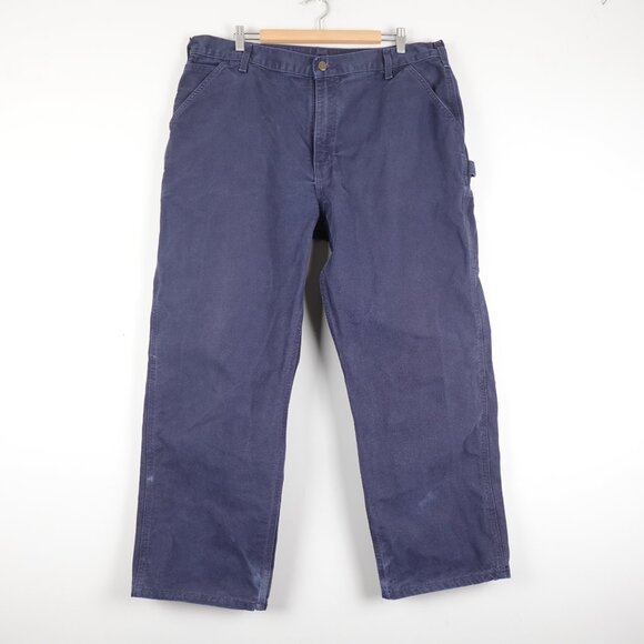 Carhartt Heavy Cotton Original Dungaree Pants Men's 41x30 Workwear - Picture 1 of 10